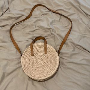 NEW no tag. H&M Round purse with camel/tan colour straps